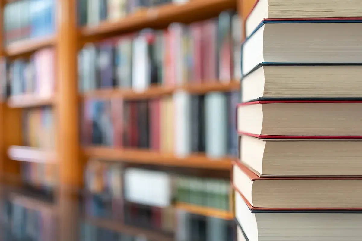books and shelves